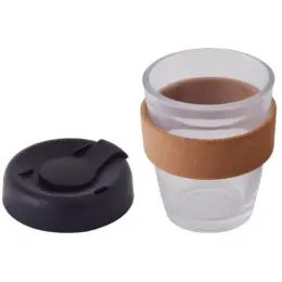 Brew Mate 300ml Coffee Mug Black Open